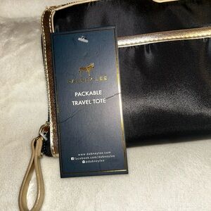 Dabney Lee Black and Gold Tote Bag